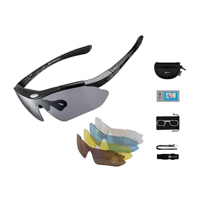 Polariserende fietsbril Rockbros 10003 (zwart)