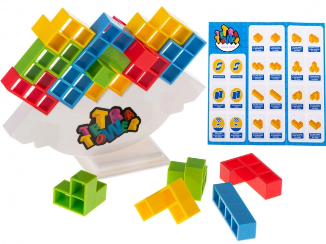 Montessori logische balansspel in Tetris-stijl