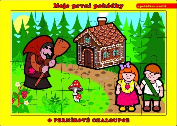 Puzzel Peperkoekhuisje 24 stukjes