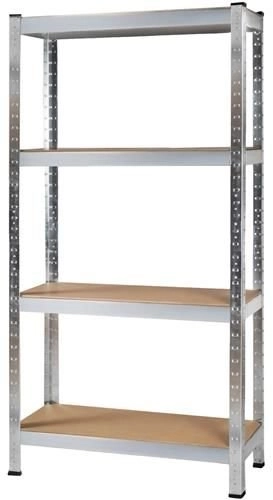 Metalen stellingkast met 4 planken 150x75x30 cm