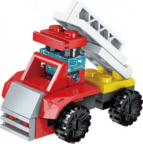 Brandweerauto met ladder 3-in-1
