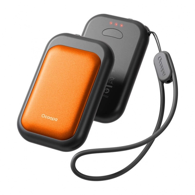 Ocoopa handverwarmer Young 2x2500 mAh, USB-C, zwart-oranje