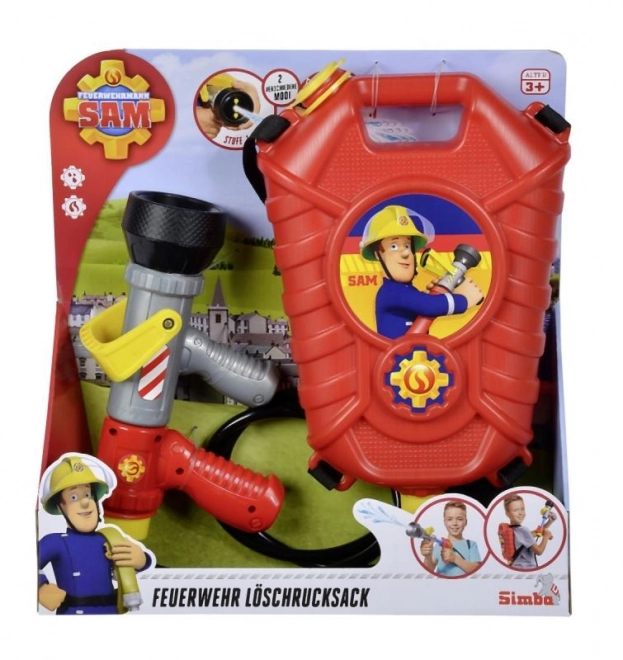Waterrugzak met sproeier Brandweerman Sam