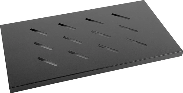 Legplank voor 19'' racks 600mm 1U zwart