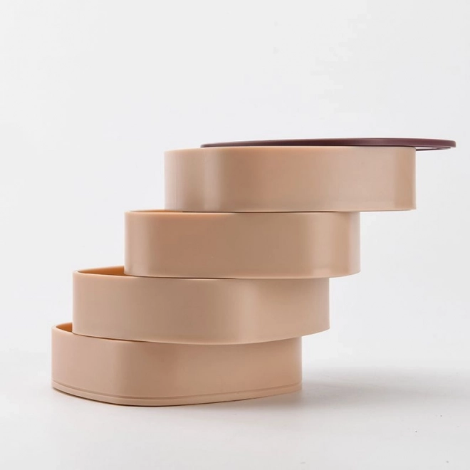 Meerlagige sieradendoos, premium organizer - blauw