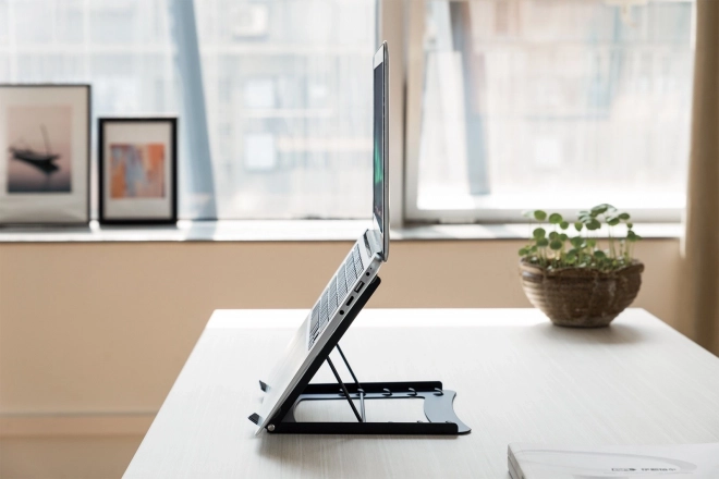Praktische opvouwbare laptopstandaard met 5 instelhoeken