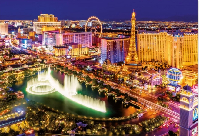 Iconisch panorama van Las Vegas