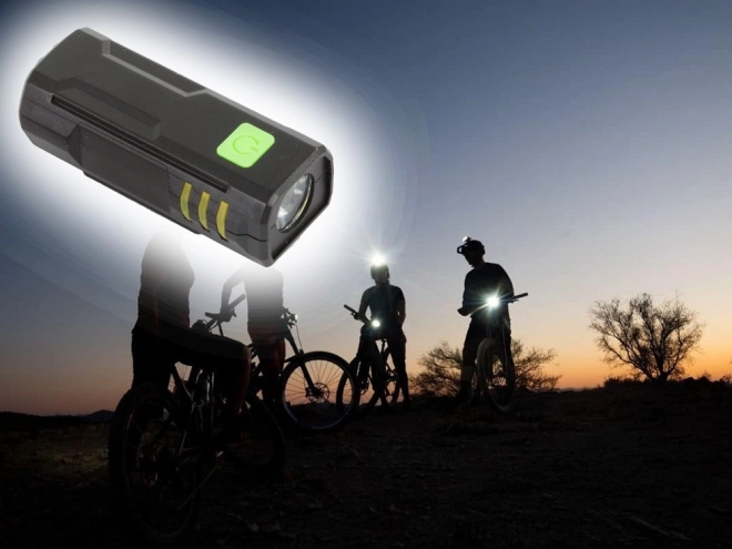 Set van USB-lampen voor fiets voor- en achterzijde