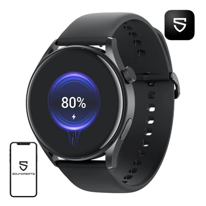 Soundpeats Watch4 slimme horloges zwart