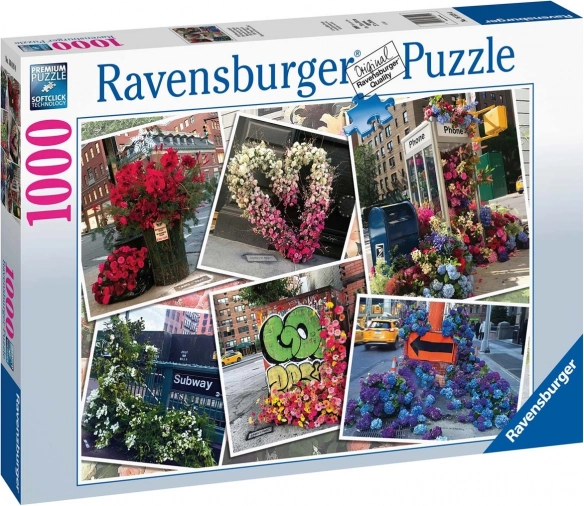 Puzzel 2D 1000 stukjes NYC Bloemenparadijs