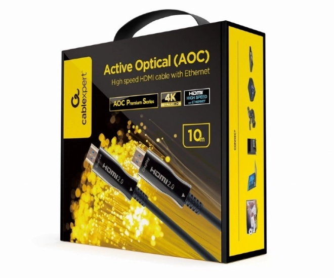Actieve optische HDMI-kabel met ethernet 10 m