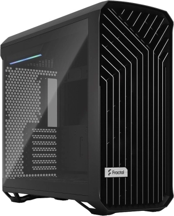 Behuizing Fractal Torrent zwart met 5 ventilatoren en raam