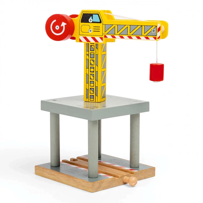 Bigjigs Rail Grote Gele Kraan