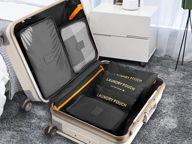 Reisorganizers voor een waskoffer in net x6