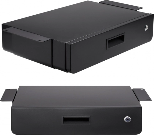 Onderbouwbare afsluitbare lade MACLEAN MC-461, organizer, 5 kg, zwart