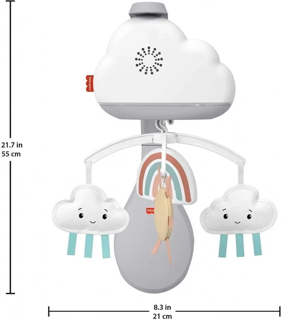 Fisher-Price Mobiel voor boven het bedje - regen met regenboog