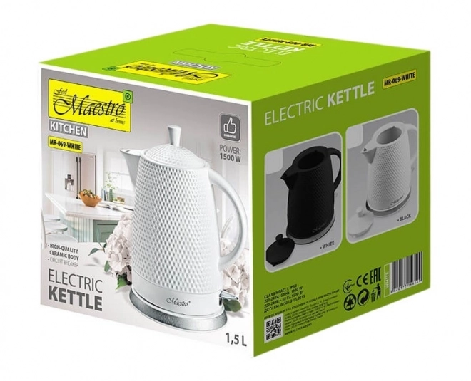 Keramische waterkoker 1,5l 1500W MR-069-WIT