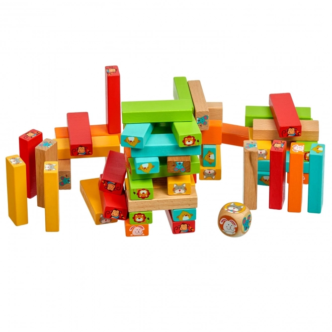 Lucy & Leo 'Raad, wie' - houten kinderspel Jenga