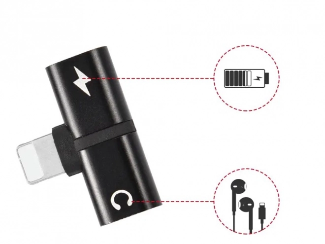 Lightning adapter voor iPad en iPhone 2 in 1