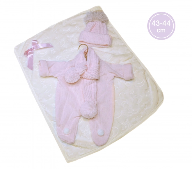Outfit voor pop baby New Born 43-44 cm