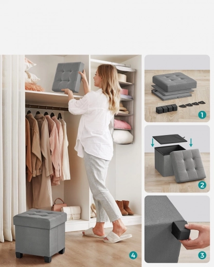 Opvouwbare opbergruimte 37 l