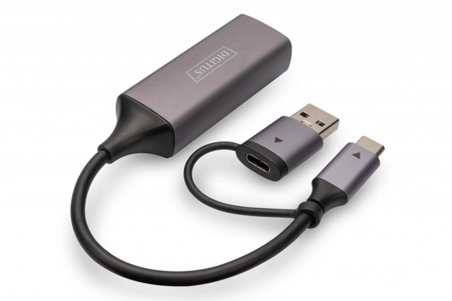 Digitus USB-C naar USB-A adapter naar RJ45 2.5 Gigabit Ethernet