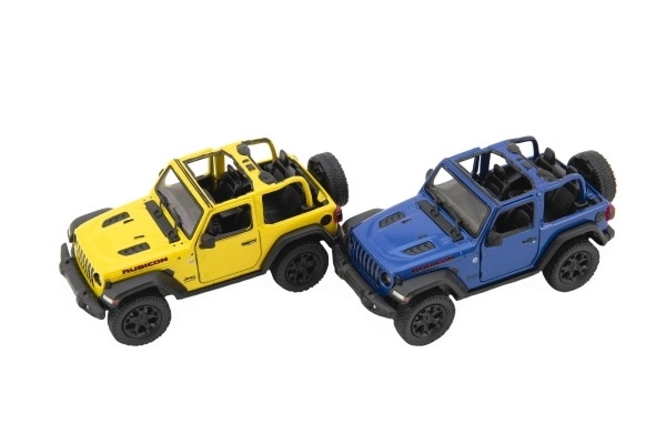 Metalen model Jeep Wrangler 2018 met open dak