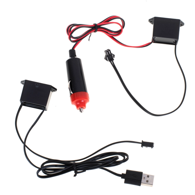 Dubbele voeding: USB en 12 V voor maximale flexibiliteit