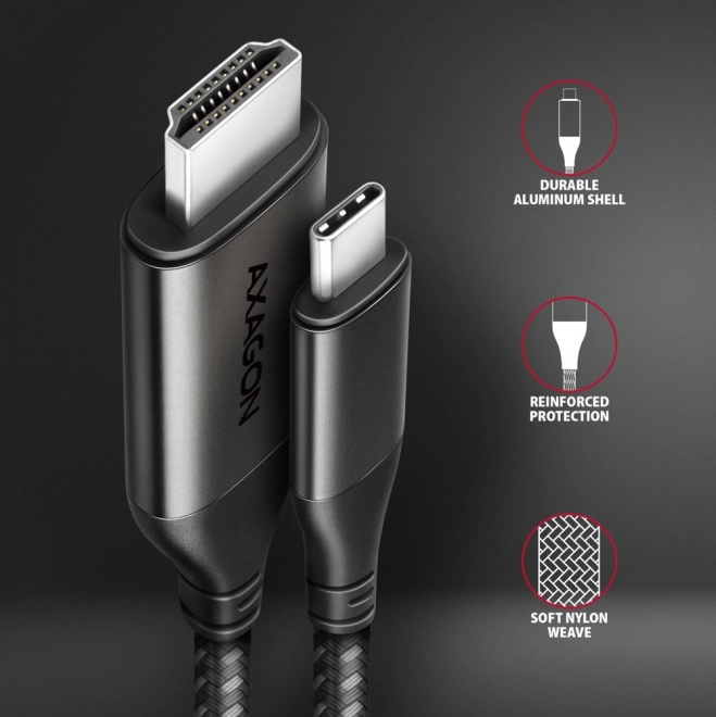 Adapter USB-C naar HDMI 4K/60Hz 1,8m