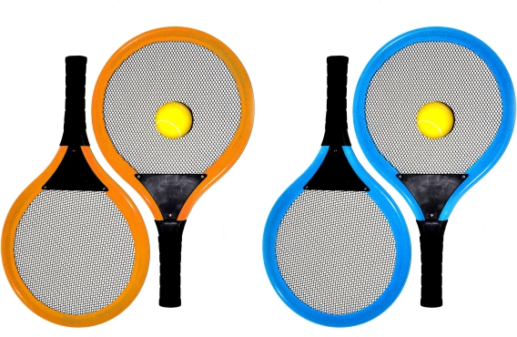 Zacht tennis set 49 cm
