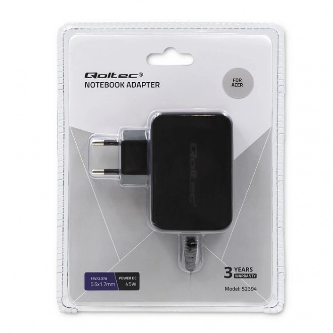 Voedingsadapter voor Acer 45W 19V 2.37A