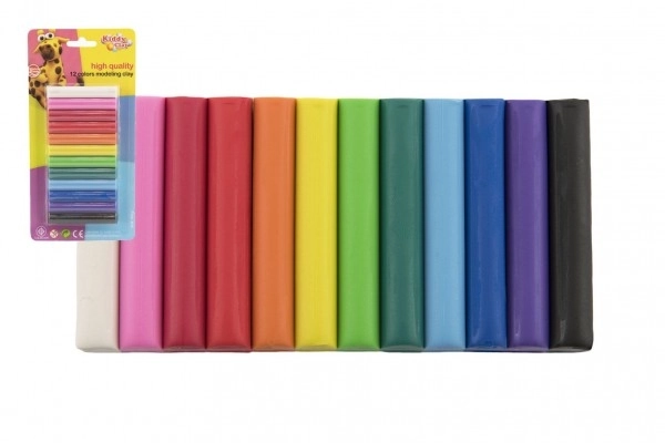 Modelína Nara 165g, 12 kleuren