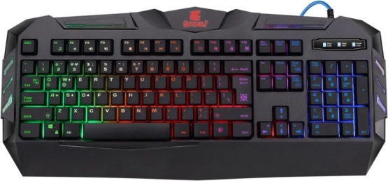 Gamingtoetsenbord Defender Werewolf GK-120DL met membraanschakelaars en verlichting