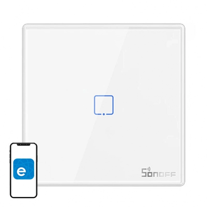 Slimme draadloze muurschakelaar Sonoff T2EU1C 433MHz