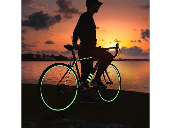 Fluorescerende tape die in het donker licht geeft 3 m