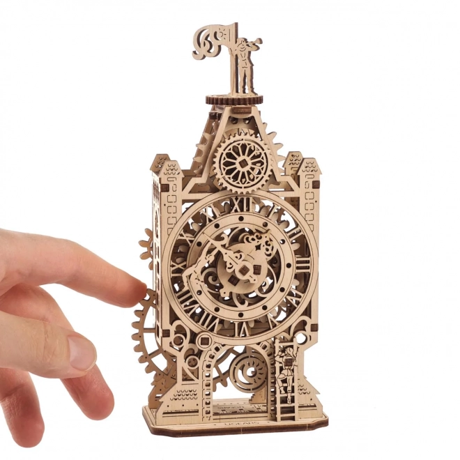 Ugears 3D houten mechanische puzzel Klokkentoren