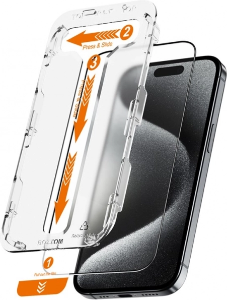 EasyShield beschermglas 2-pack voor iPhone 15 Pro