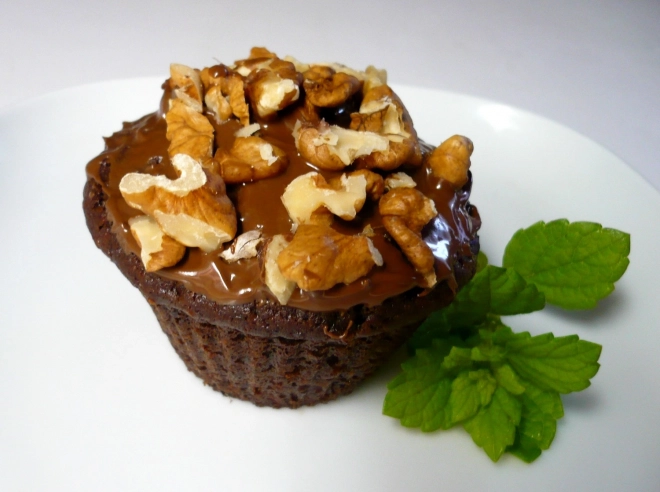 Teflon bakvorm voor muffins met 12 siliconen bakvormpjes
