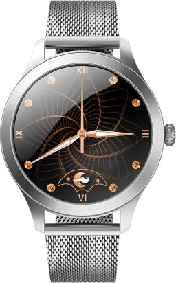 slimme horloge fit fw42 zilver