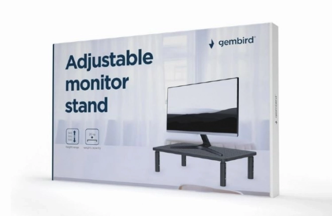 In hoogte verstelbare standaard voor monitor of laptop