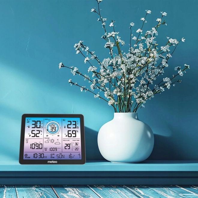 Weerstation met wind- en neerslagmeting