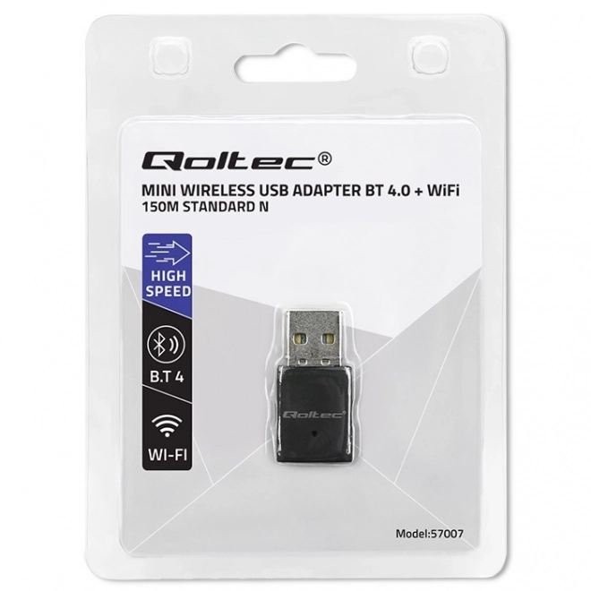Draadloze mini-adapter Wi-Fi en Bluetooth 4.0 USB