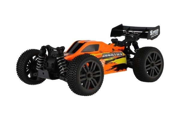 Avtomobil RC Buggy Bonzai Jubatus terrein 30cm plastic 2,4GHz op batterijen + 2x extra pakket in doos 40x14x21 – Oranje