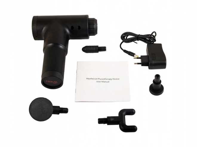 Draadloze massagepistool met 4 koppen