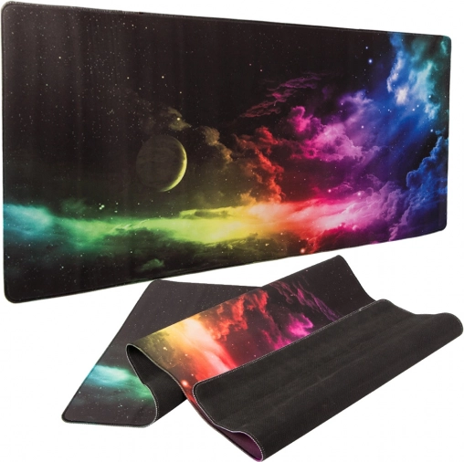 XXL gaming muismat 80 × 30 cm met galaxymotief