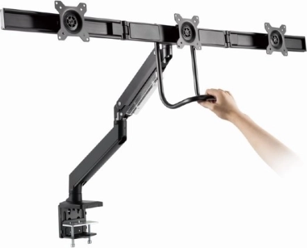 Frame voor 3 monitoren met verstelbare arm