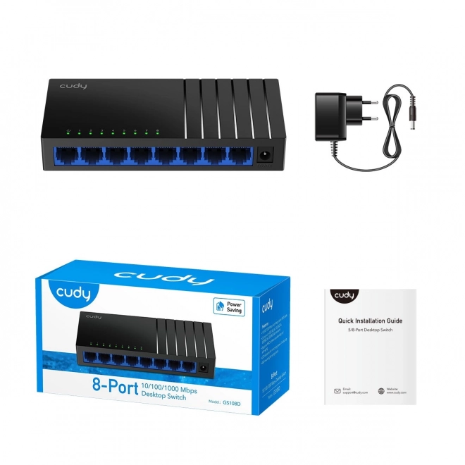 Gigabit-switch Cudy GS108D 8 poorten