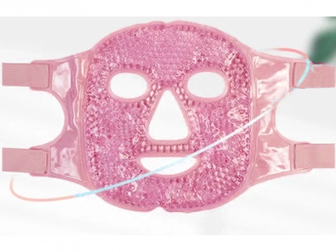 Verkoelende verwarmende gezichtsmasker gel voor ogen relx – roze