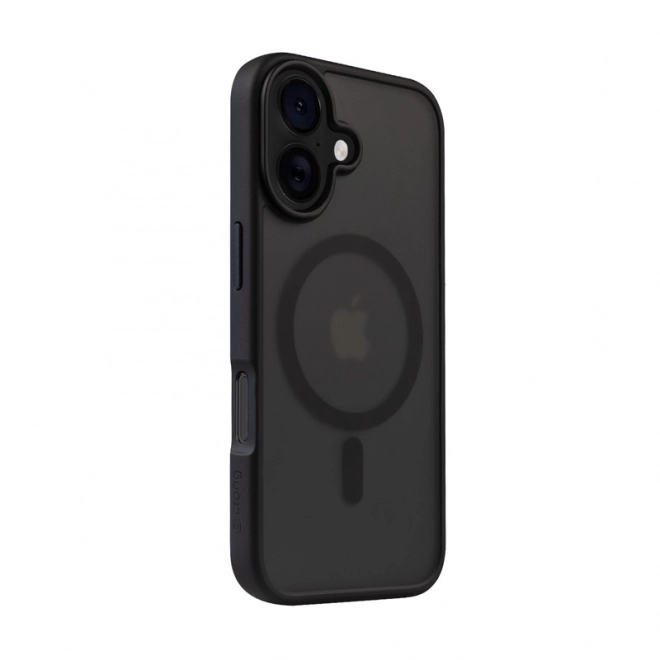 Hybride Frost MAG Cover voor iPhone 16 zwart