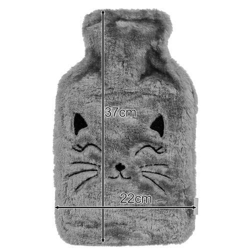 Rubberen kruik met hoes 1800ml Ruhhy 24535